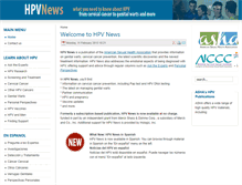 Tablet Screenshot of hpvnews.org